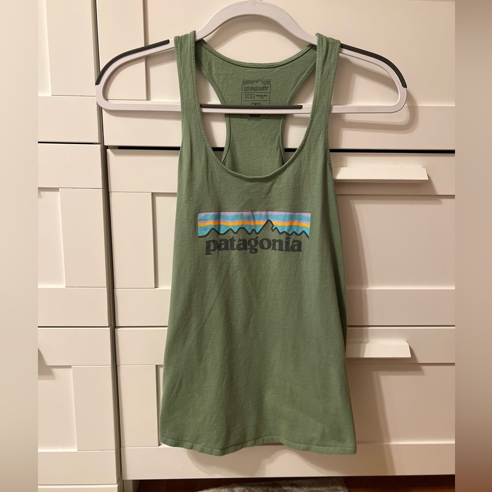Patagonia Logo Racerback Tank Top
